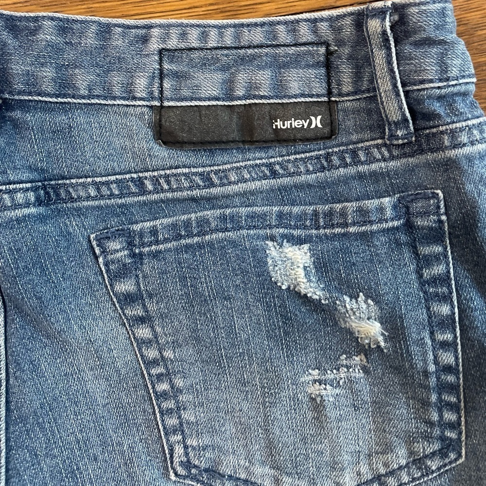 Hurley Cut Off Short Shorts - Juniors size 5 - Picture 2 of 7